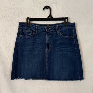 Just Black Dark Blue Mini Skirt